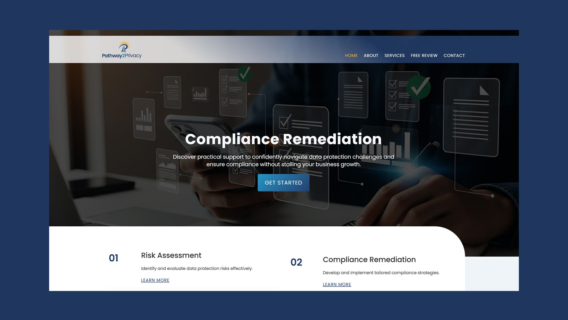 Iron Phoenix Fitness redesigned website homepage